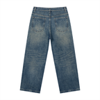 Jubilore Men's Vintage Wash Denim Jeans