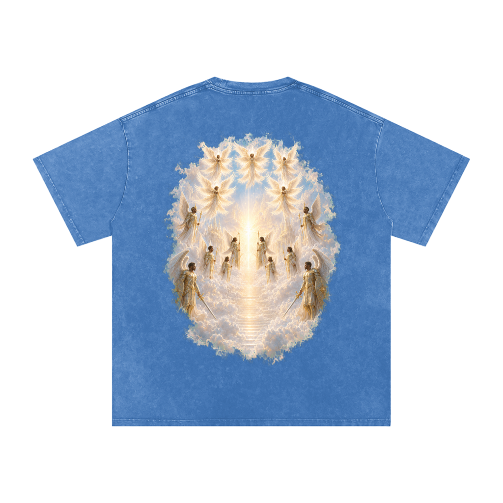 Jubilore Snow Washed Oversized Cotton T-Shirt