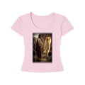 Jubiloré “Jesus Resurrects Lazarus” Women's Longline Slim-Fit T-Shirt