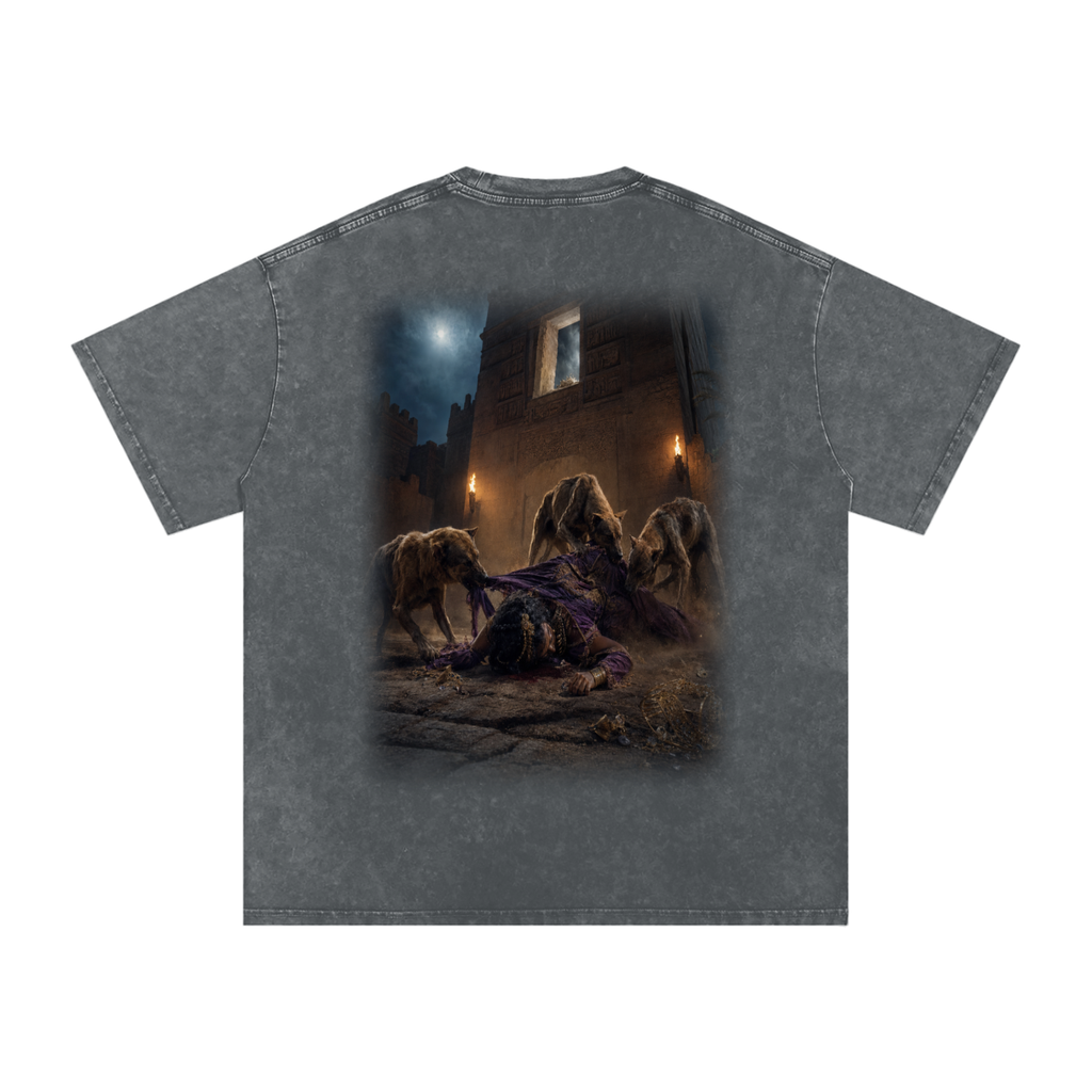 Jubilore “Jezebel” Snow Washed Oversized Cotton T-Shirt