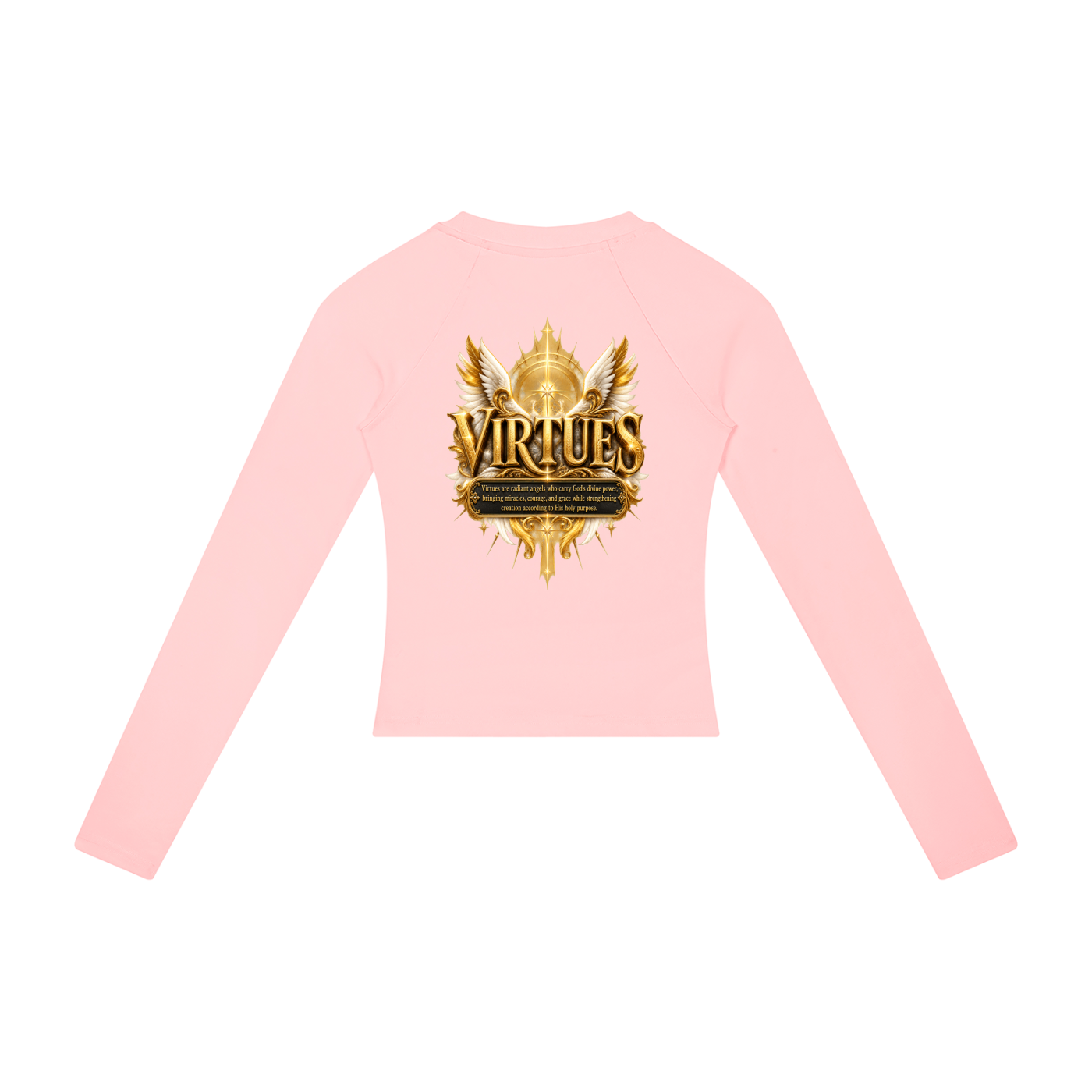 Jubiloré "Virtues" Women’s Slim Raglan Long Sleeve T-Shirt