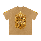 Jubilore "Jesus Is LORD" Snow Washed Oversized Cotton T-Shirt