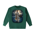 Jubilore "Jesus Walks On Water" Essential Heavyweight Crewneck Sweatshirt