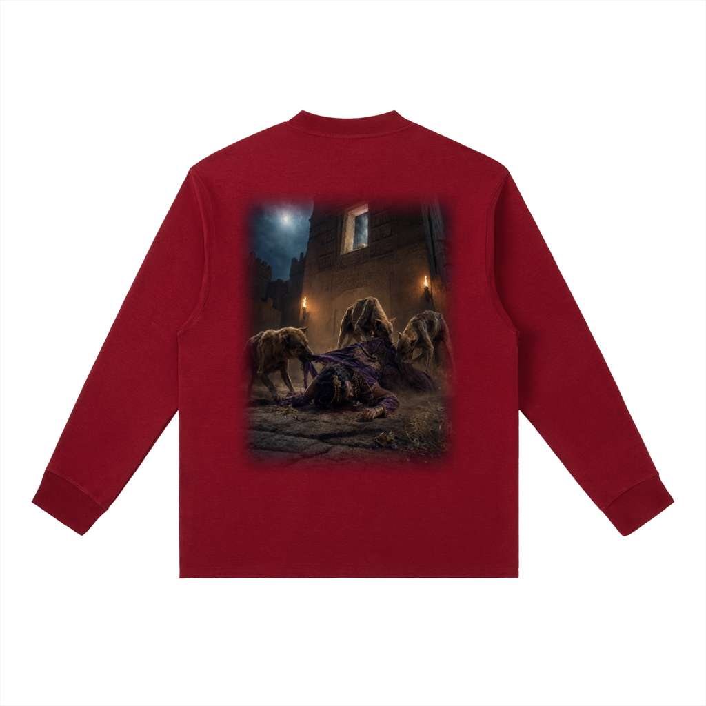 Jubilore "Jezebel" Essential Crewneck Long-Sleeve T-Shirt