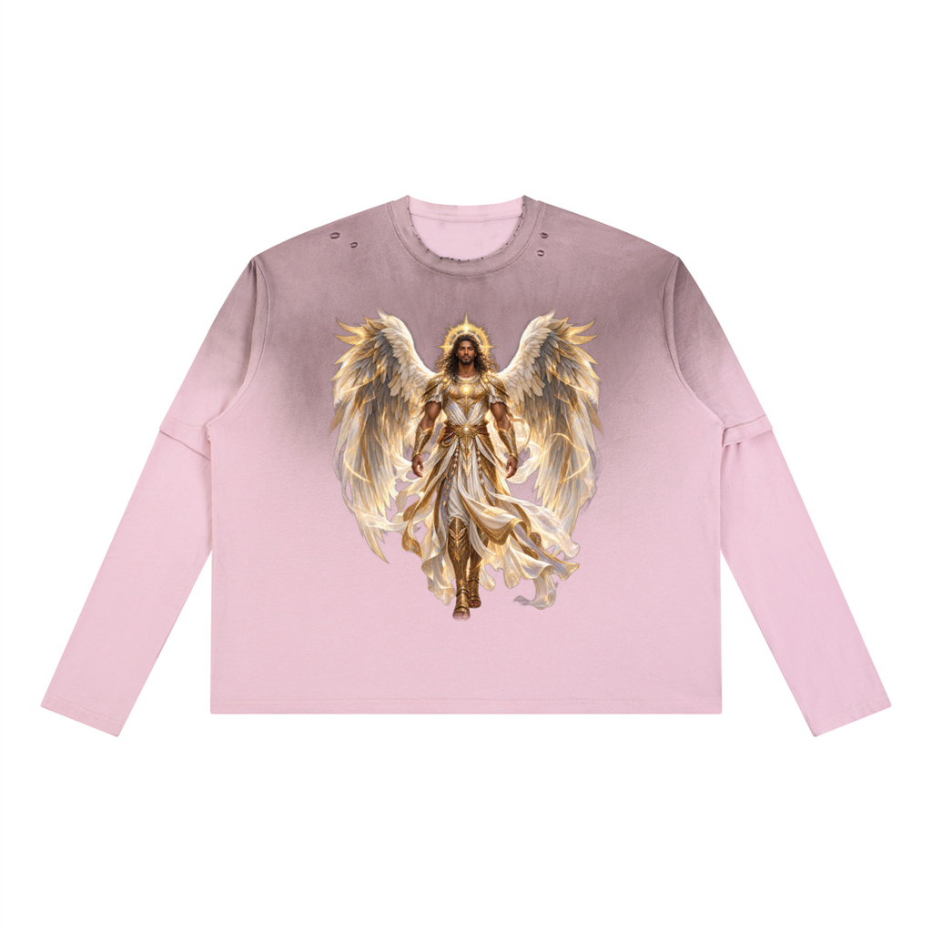 Jubilore "Powers" Unisex Vintage Wash Layered T-Shirt