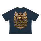 Jubilore "Dominions" Unisex Drop Shoulder Cotton T-Shirt