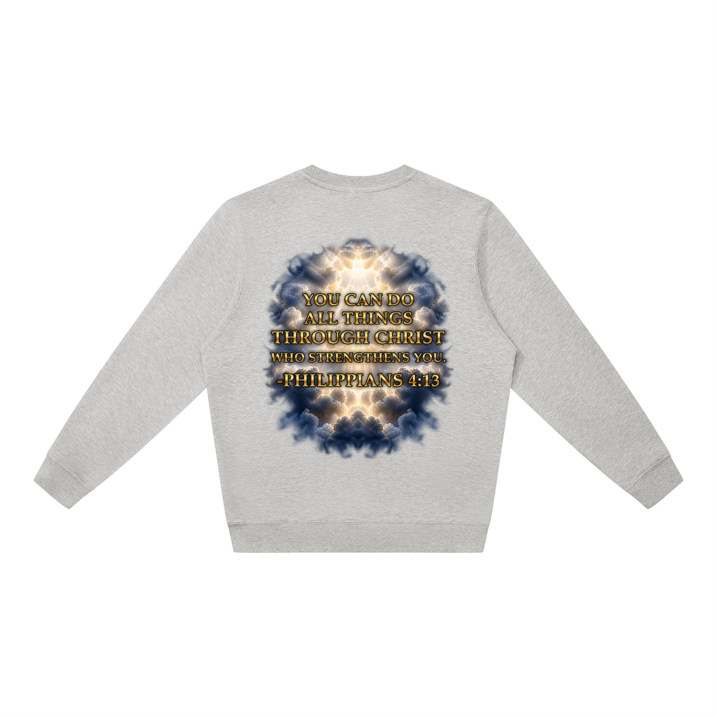 Jubilore "Christ Saves" Unisex Oversized Crewneck Sweatshirt