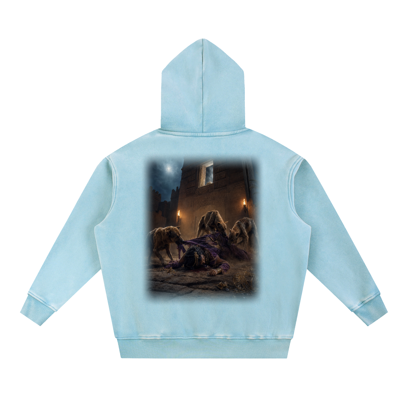 Jubilore "Jezebel" Snow Wash Fleece Oversize Hoodie