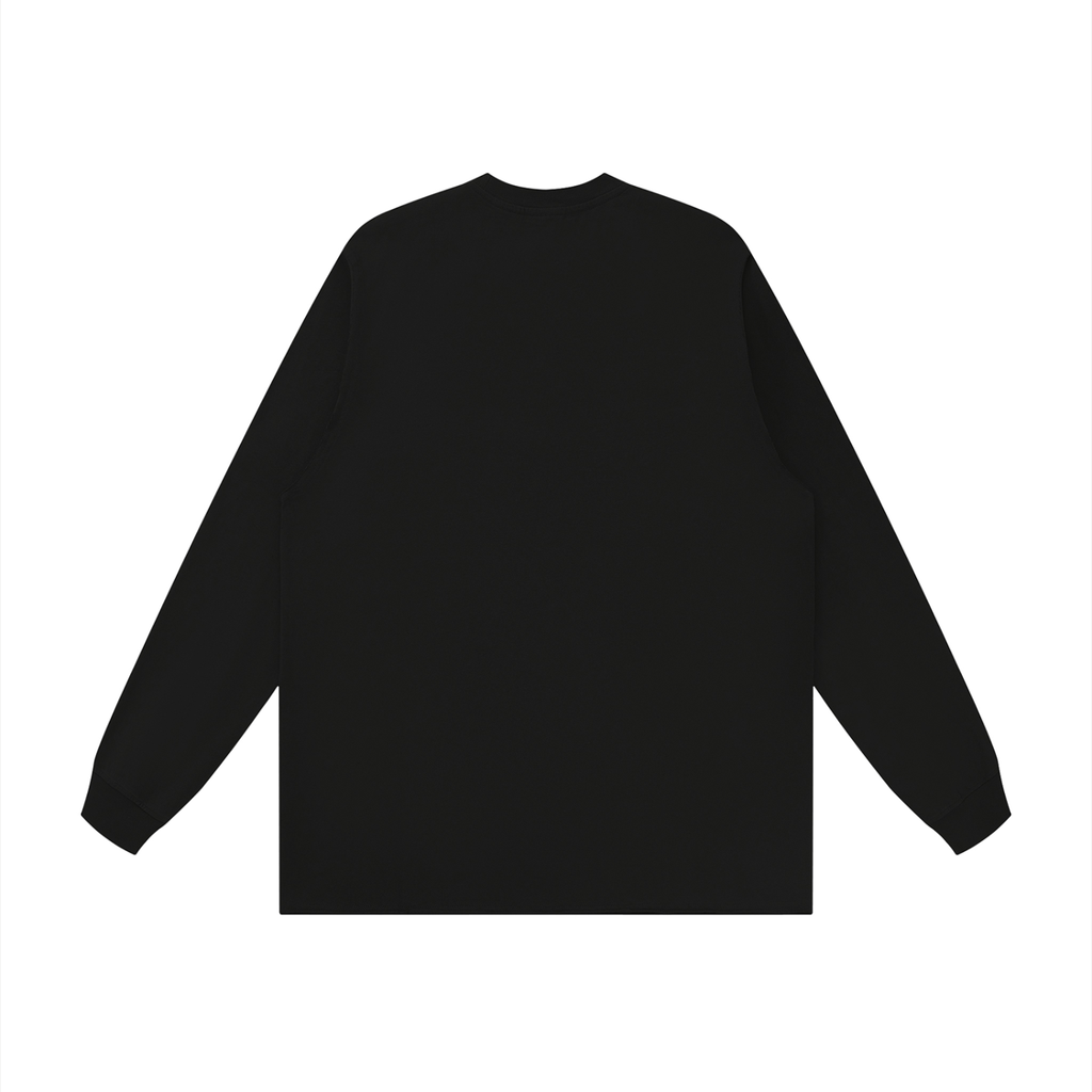 Jubilore "NAA" Unisex Raw Hem Long Sleeve T-Shirt