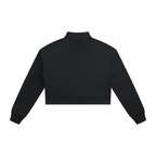 Jubiloré Women's Crop Quarter-Zip Sweatshirt