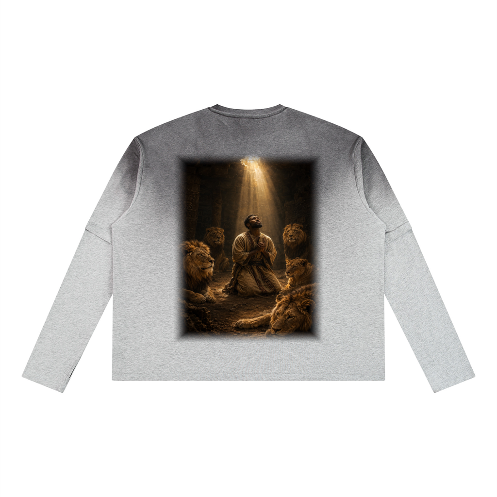 Jubilore "Daniel" Unisex Vintage Wash Layered T-Shirt
