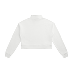 Jubiloré Women's Crop Quarter-Zip Sweatshirt