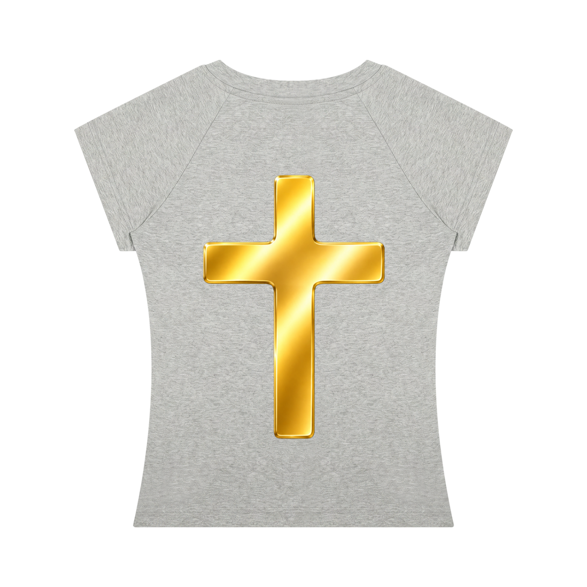 Jubiloré "Shroud of Turin" Women’s Slim Raglan T-Shirt
