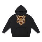 Jubilore Cherubim Snow Washed Raw Edge Double Layered Hoodie