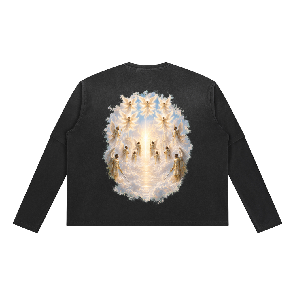 Jubiloré Unisex Vintage Wash Layered T-Shirt