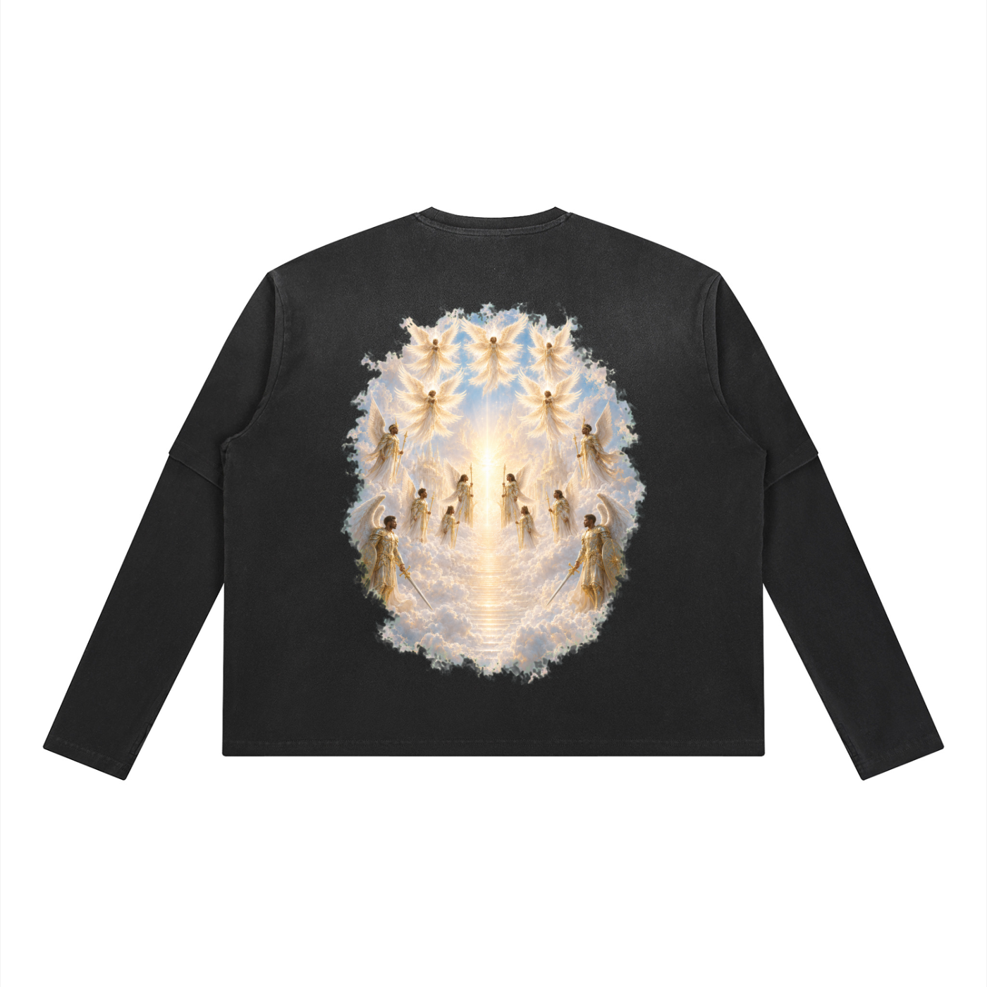 Jubiloré Unisex Vintage Wash Layered T-Shirt