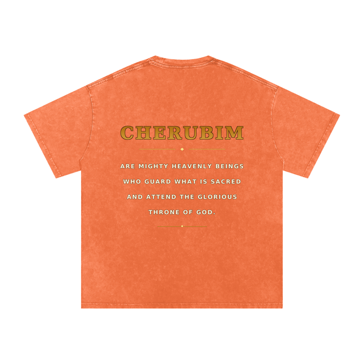 Jubilore Cherubim Snow Washed Oversized Cotton T-Shirt