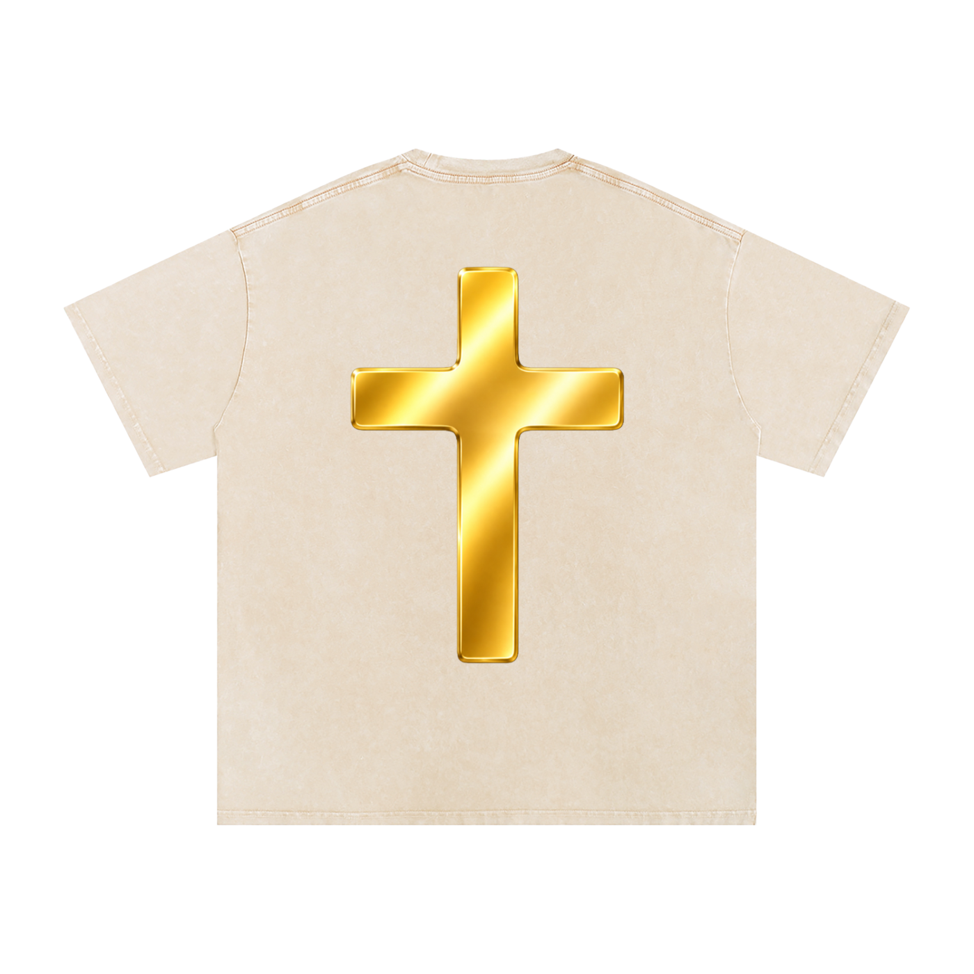 Jubilore "Shroud of Turin" Snow Washed Oversized Cotton T-Shirt