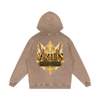 Jubilore "Virtues" Snow Washed Loose Cotton Hoodie