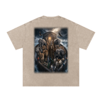 Jubilore "Noah" Snow Washed Oversized Cotton T-Shirt