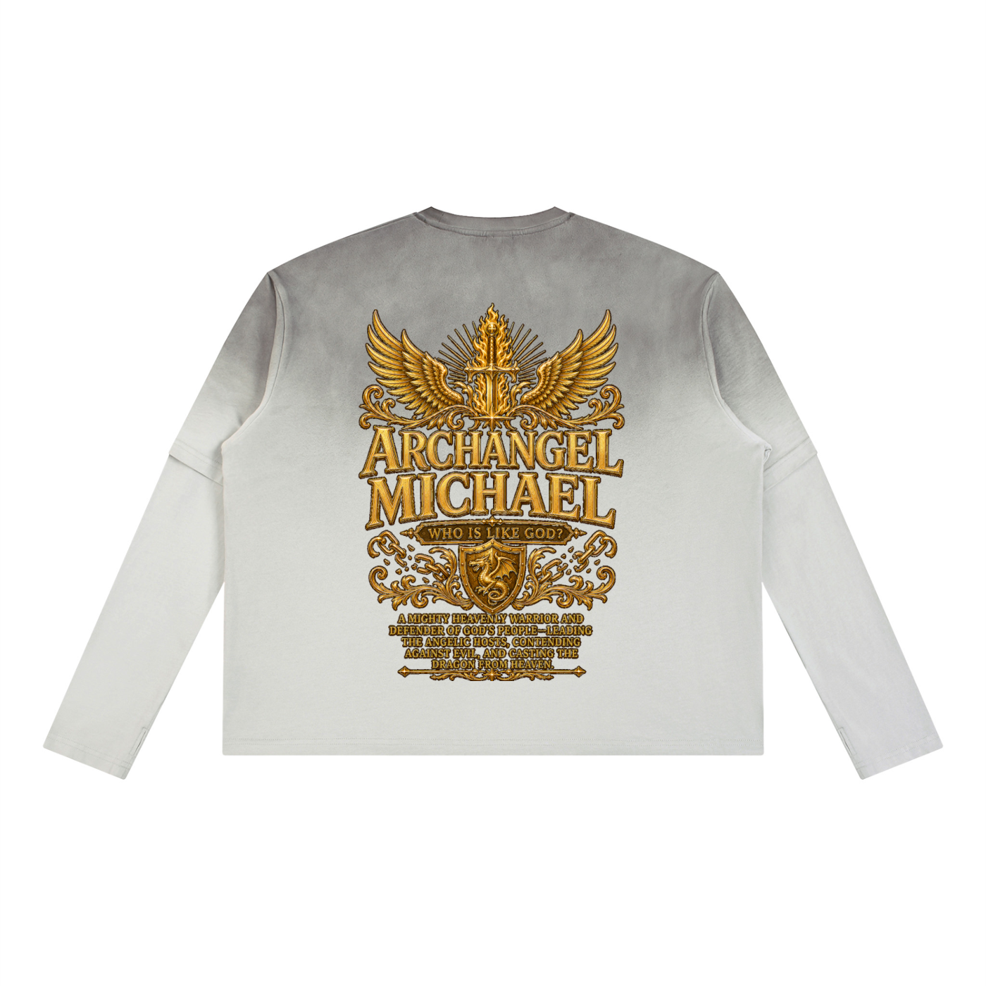 Jubilore "Michael" Unisex Vintage Wash Layered T-Shirt