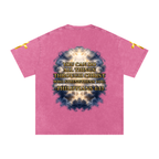 Jubilore "Christ Saves" Snow Washed Oversized Cotton T-Shirt