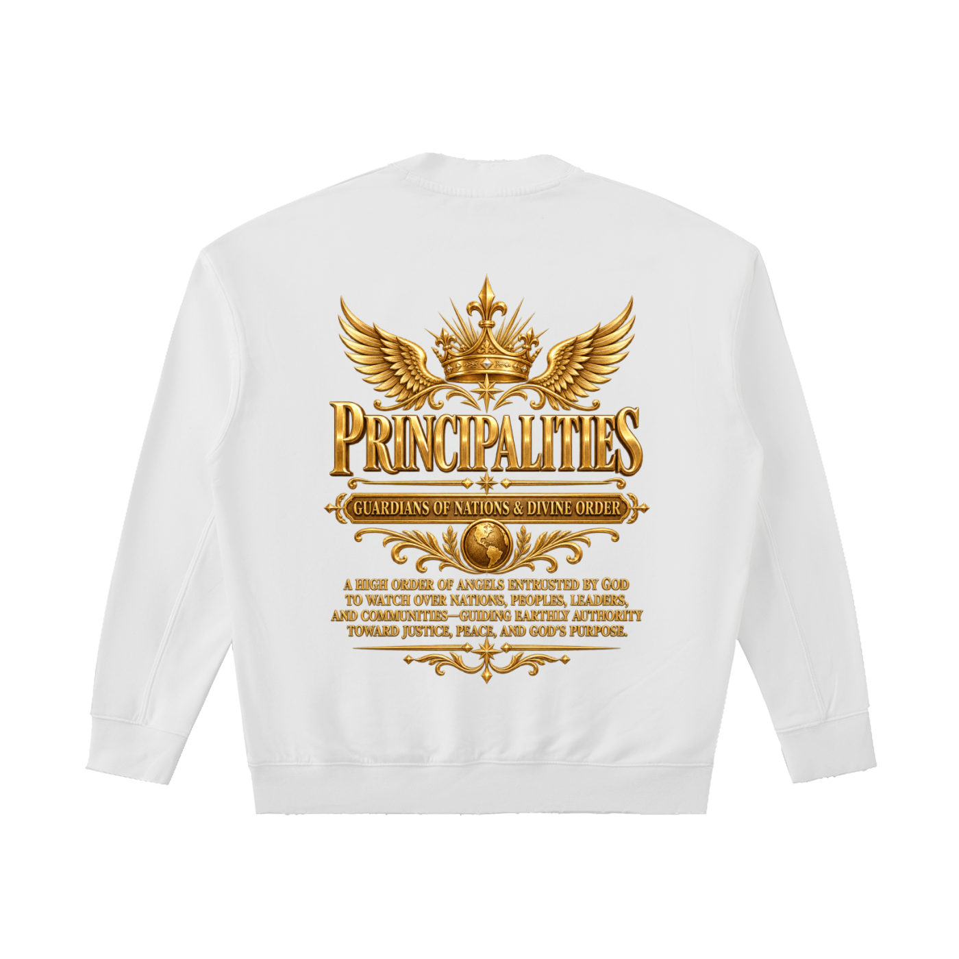 Jubilore "Principalities" Drop Shoulder Crewneck Sweatshirt
