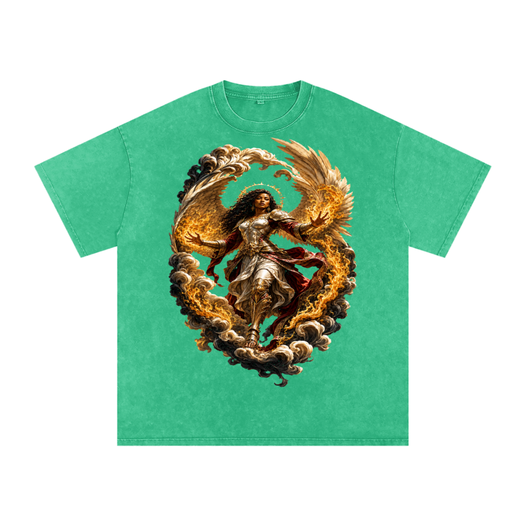 Jubiloré Snow Washed Oversized Cotton T-Shirt