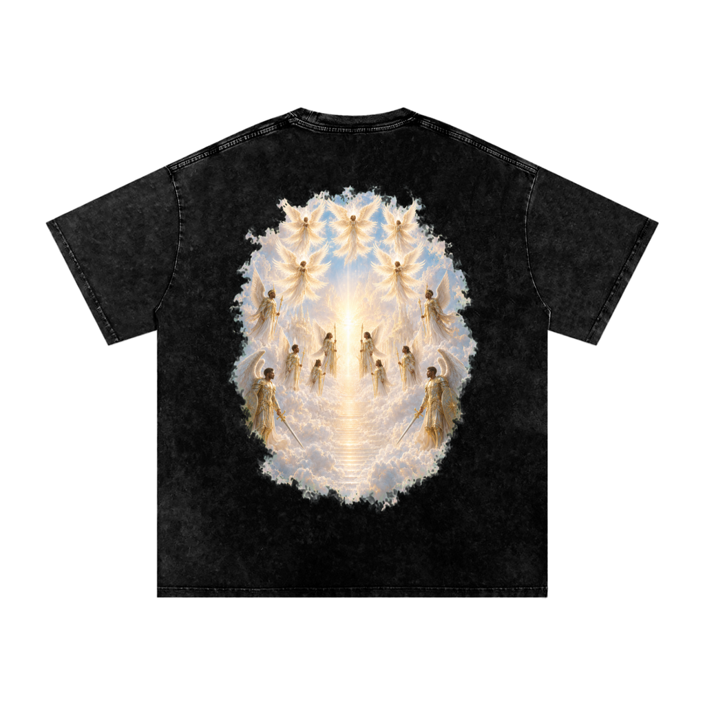 Jubilore Snow Washed Oversized Cotton T-Shirt