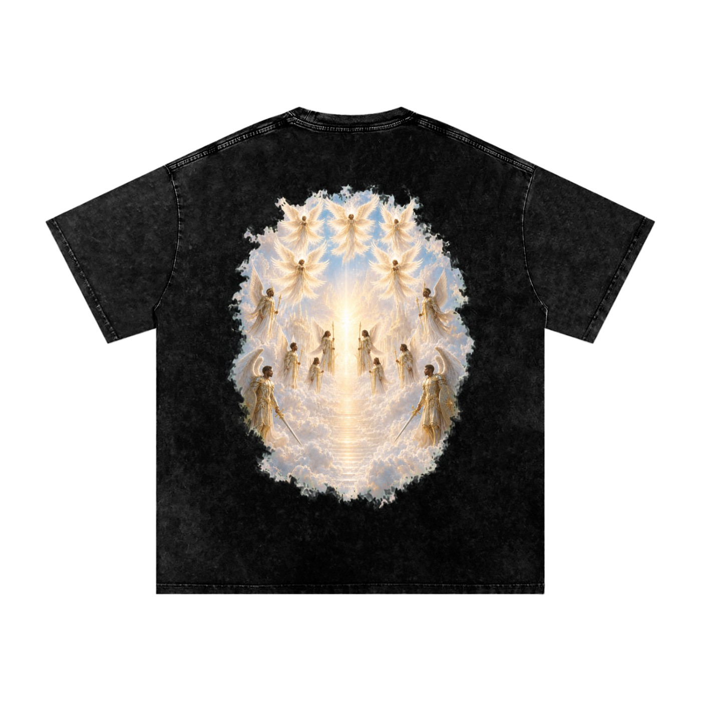 Jubilore Snow Washed Oversized Cotton T-Shirt