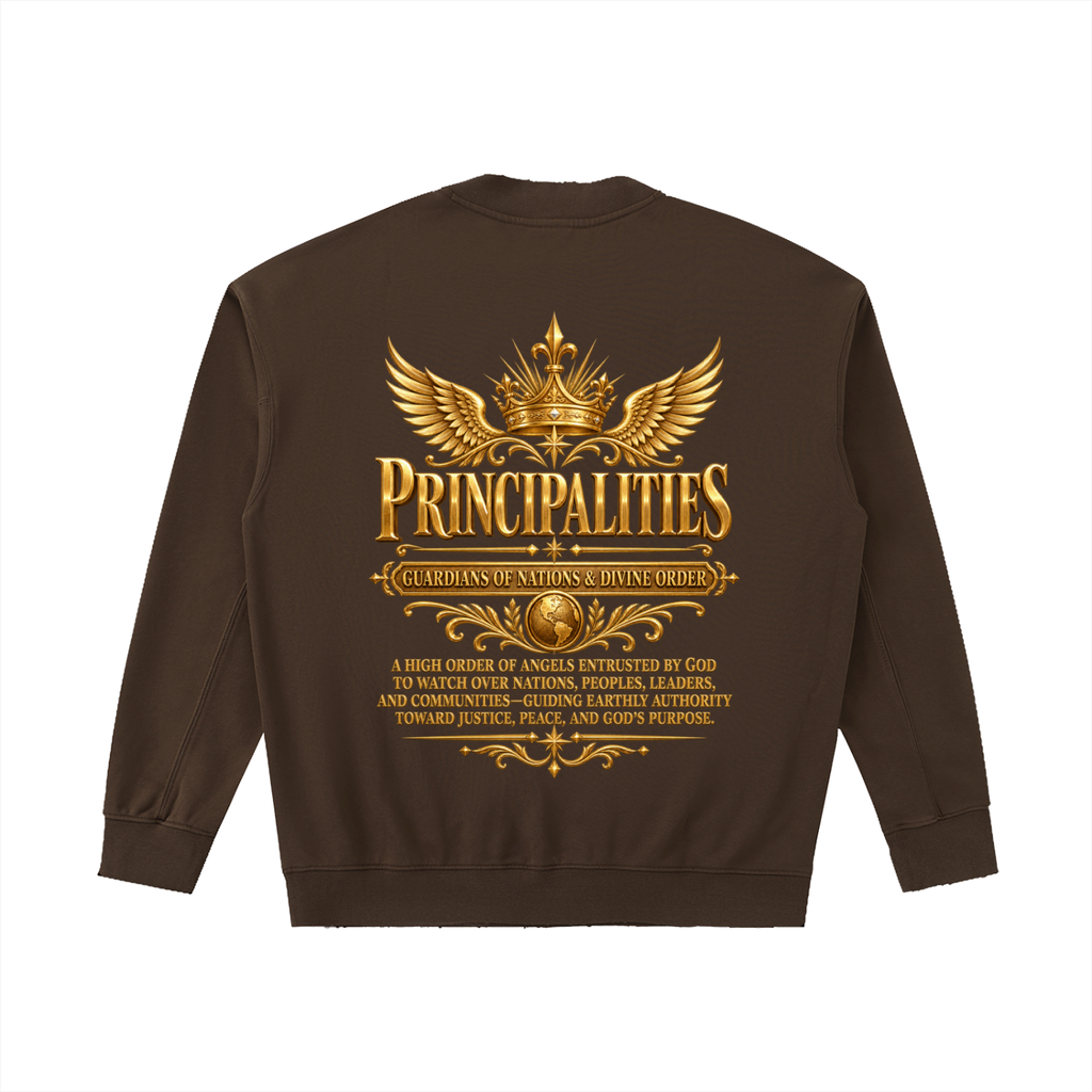 Jubilore "Principalities" Drop Shoulder Crewneck Sweatshirt