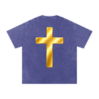 Jubilore "Shroud of Turin" Snow Washed Oversized Cotton T-Shirt