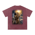 Jubilore “Moses” Snow Washed Oversized Cotton T-Shirt