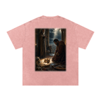 Jubilore “David” Snow Washed Oversized Cotton T-Shirt