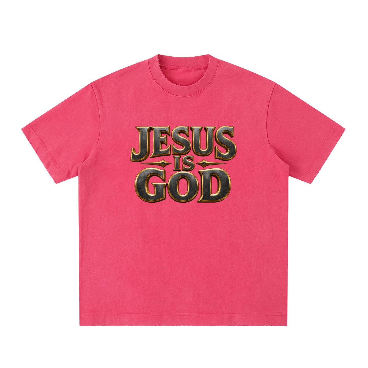 Jubilore "JIG" Heavyweight Vintage Washed Frayed T-Shirt