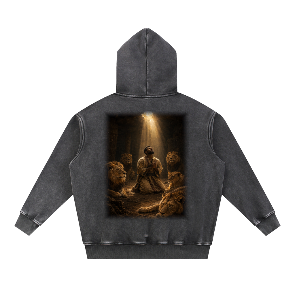 Jubilore "Daniel" Snow Wash Fleece Oversize Hoodie