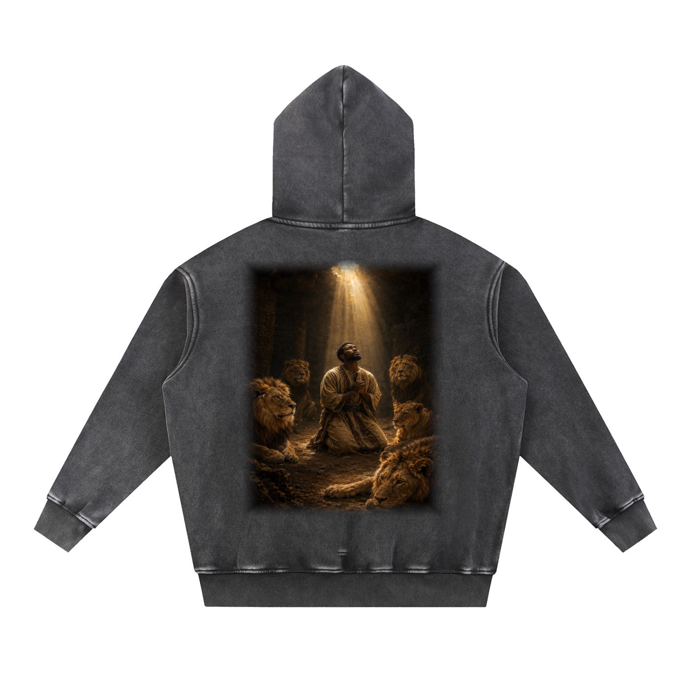 Jubilore "Daniel" Snow Wash Fleece Oversize Hoodie