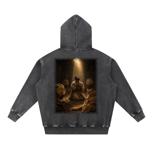 Jubilore "Daniel" Snow Wash Fleece Oversize Hoodie