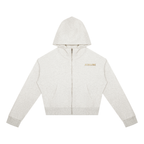 Jubiloré Women's Crop Full Zip Hoodie
