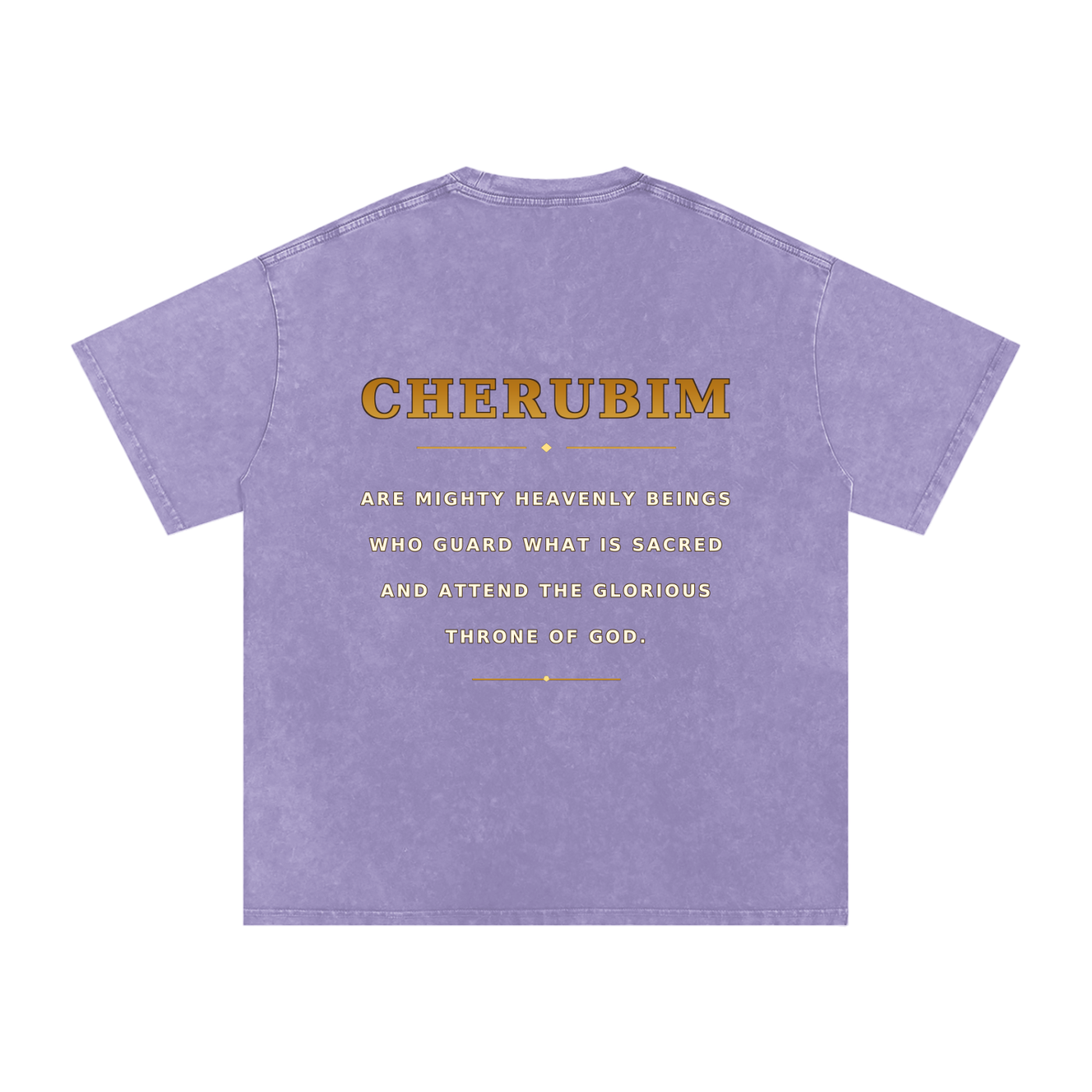 Jubilore Cherubim Snow Washed Oversized Cotton T-Shirt
