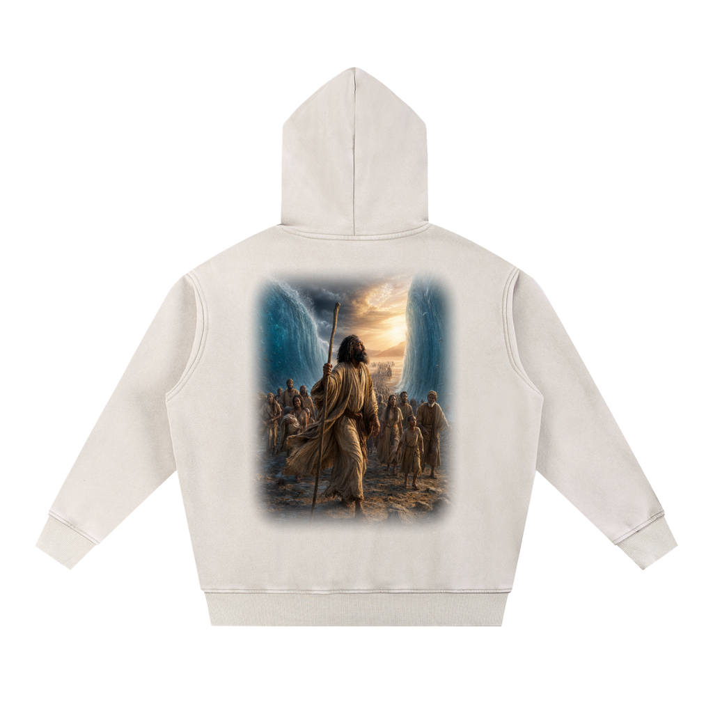 Jubilore "Moses" Snow Wash Fleece Oversize Hoodie