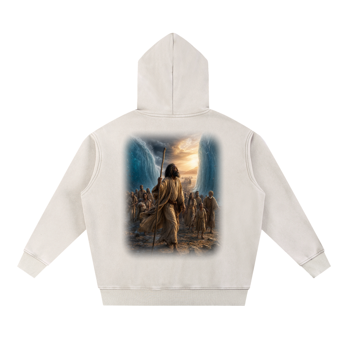 Jubilore "Moses" Snow Wash Fleece Oversize Hoodie