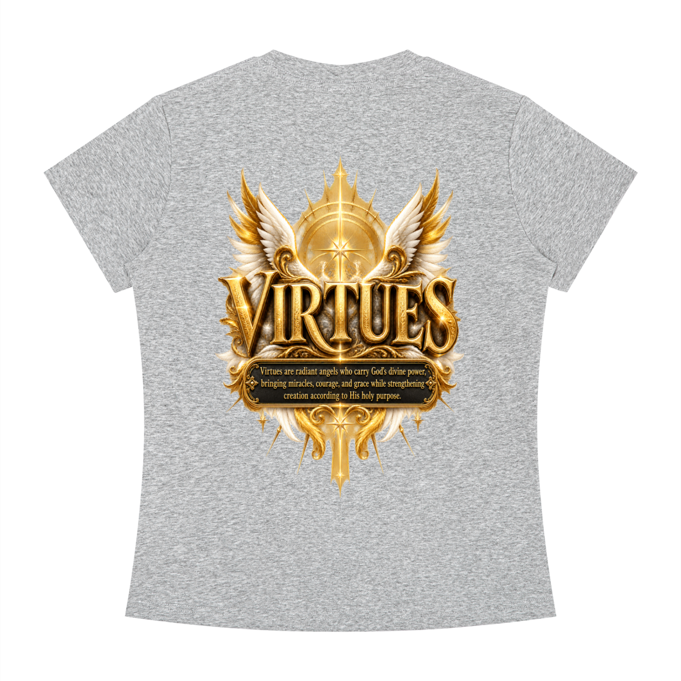 Jubiloré "Virtues" Women's Slim Fit Crewneck T-Shirt