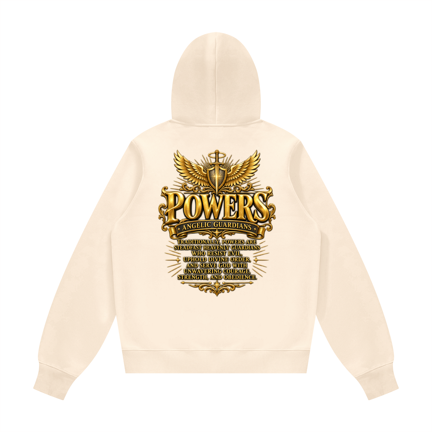 Jubilore "Powers" Unisex Fleece Regular Shoulder Hoodie