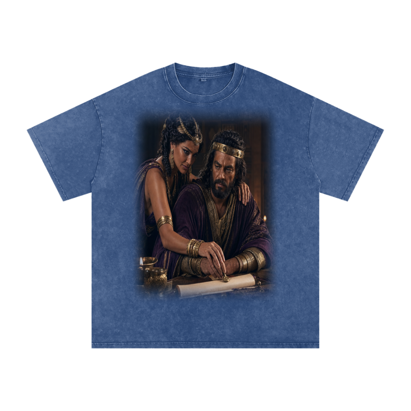 Jubilore “Jezebel” Snow Washed Oversized Cotton T-Shirt