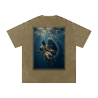 Jubilore "Jonah" Snow Washed Oversized Cotton T-Shirt