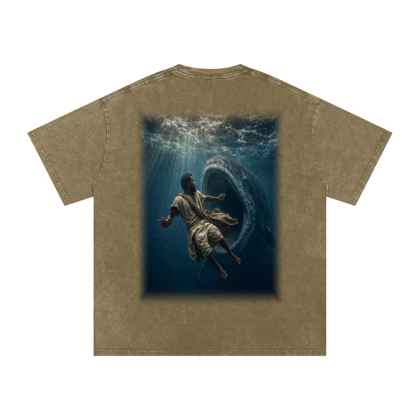 Jubilore "Jonah" Snow Washed Oversized Cotton T-Shirt