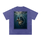 Jubilore "Jonah" Snow Washed Oversized Cotton T-Shirt