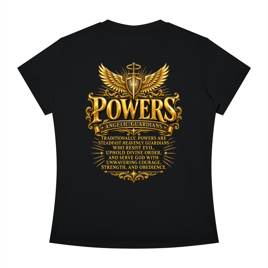 Jubiloré "Powers" Women's Slim Fit Crewneck T-Shirt