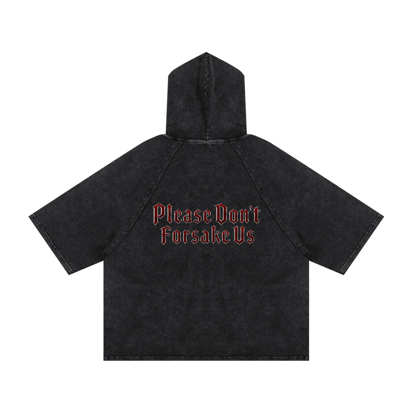 Jubilore Darkhorse Snow Washed Hooded Boxy T-Shirt